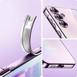 Θήκη για Samsung Galaxy A55 5G, Electro MagSafe, ροζ + Γυαλί για την οθόνη