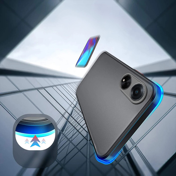 Θήκη για Oppo A18 4G / A38 4G, Fusion Hybrid, με προστασία κάμερας, ματ / μαύρο