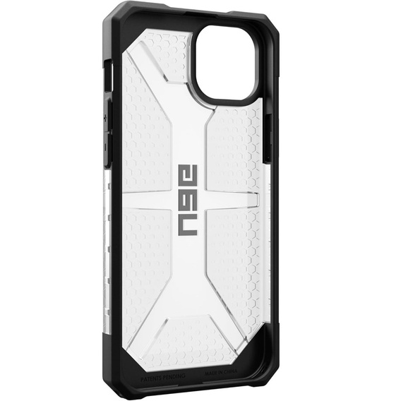 θήκη Urban Armor Gear για iPhone 15 Plus, Plasma, διαφανής / μαύρη