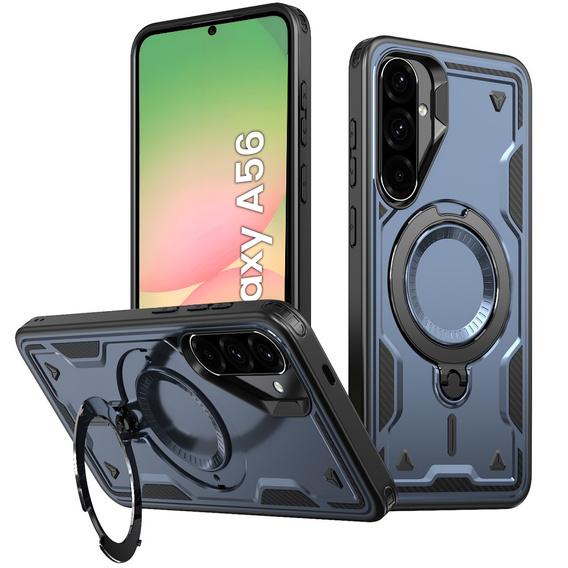 Θήκη για Samsung Galaxy A56, Military MagSafe, μπλε