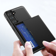 Θήκη για Samsung Galaxy S21 FE, Sliding Card Holder, μαύρη