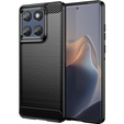 Θήκη για Motorola Edge 60 / 60 Fusion, Carbon, μαύρη
