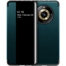 Η αναδιπλούμενη θήκη για το Realme 11 Pro 5G / 11 Pro+ 5G, Side View, πράσινη