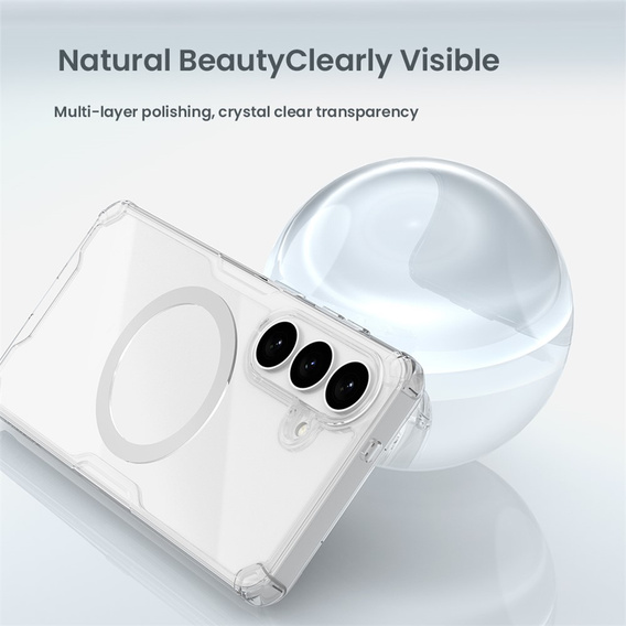 Θήκη NILLKIN Nature TPU MagSafe για Samsung Galaxy S26, διαφανής