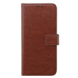 Θήκη με πτερύγιο για Oppo A38 4G / Oppo A18 4G, Crazy Horse Wallet, καφέ