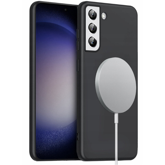 Θήκη για Samsung Galaxy S23 Plus, Silicone MagSafe, μαύρη