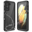 Αδιάβροχη θήκη IP68 για το Samsung Galaxy S21 5G, μαύρη