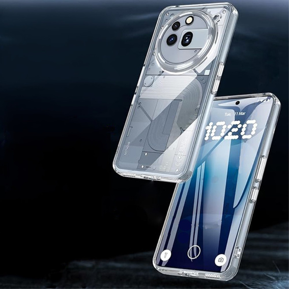 Θήκη για Nothing Phone 3a Pro, Fusion Hybrid, διαφανής