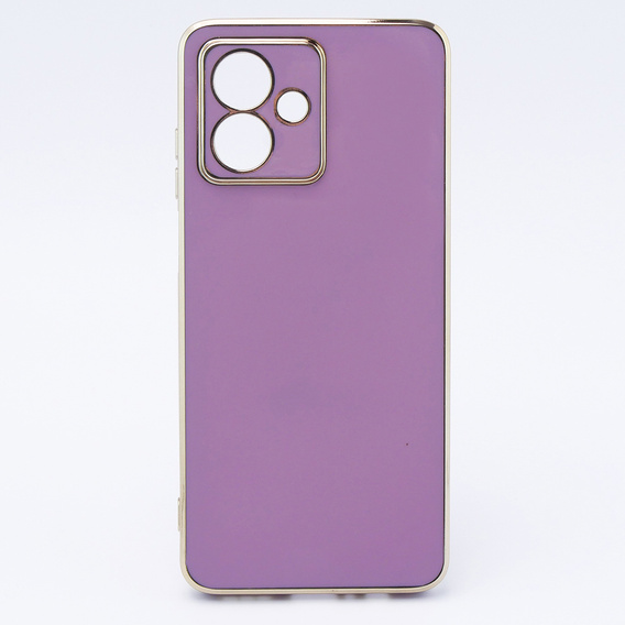 Θήκη για Motorola Moto G54 5G, Glamour CamShield, μωβ