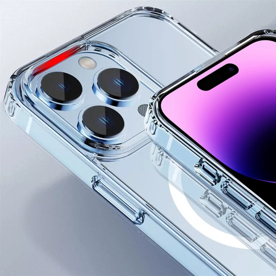 Θήκη για iPhone 14 Pro Max, Dropproof MagSafe, διαφανής