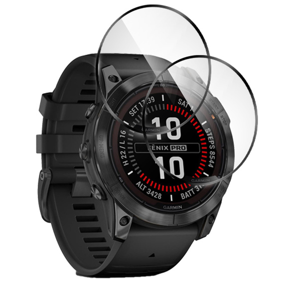 2x υβριδικό γυαλί ERBORD για Garmin Fenix 8 47mm