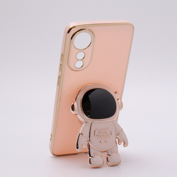 Θήκη για Oppo A78 4G, Astronaut, ροζ rose gold