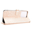 θήκη πτερύγιο για Motorola Moto G86 5G, Wallet Rhombus, χρυσή