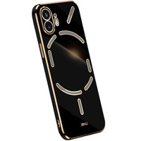 Θήκη για Nothing Phone 2, Glamour CamShield, μαύρη