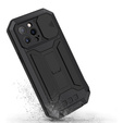 Θήκη για iPhone 13 Pro, R-JUST CamShield Slide, θωρακισμένη, μαύρη