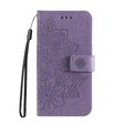 Θήκη με πτερύγιο για Samsung Galaxy A13 4G, Mandala Flower, μωβ