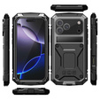 Θήκη R-JUST με βάση και ενσωματωμένο γυαλί για iPhone 17 Pro