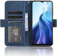 Θήκη με πτερύγιο για Realme Note 70T 4G, Card Slot, σκούρο μπλε