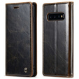 θήκη CASEME για Samsung Galaxy S10+ Plus, Waxy Textured, καφές