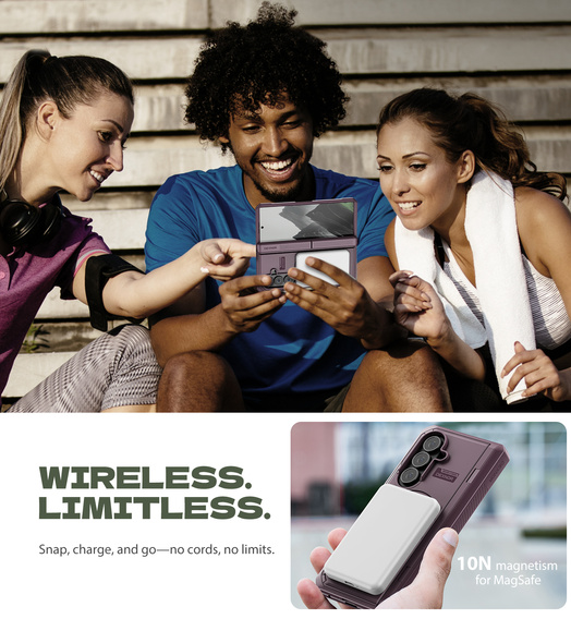 Θήκη Dexnor Magnetic με διπλά στηρίγματα για Samsung Galaxy Z Fold7