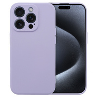 Θήκη για iPhone 15 Pro Max, Silicone Lite, μωβ