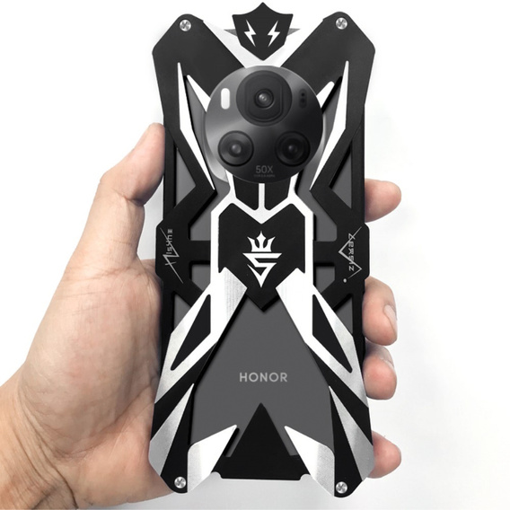 Θωρακισμένη θήκη για Honor Magic 6 Pro 5G, Aluminum Alloy, μαύρη