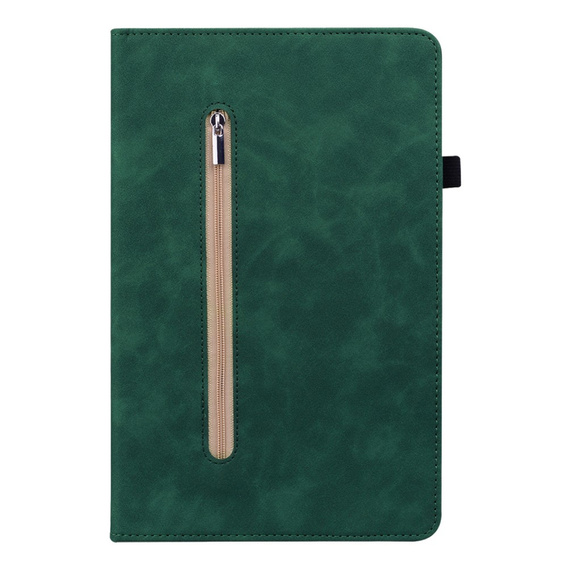 Θήκη για Lenovo Tab P11 Gen 2, Wallet Pen Slot, πράσινη