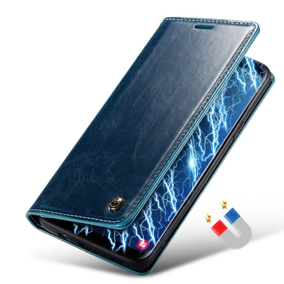 θήκη CASEME για Samsung Galaxy S9+ Plus, Waxy Textured, μπλε
