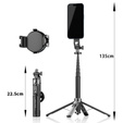 Blavec Fusion P06 - selfie stick αλουμινίου με MagSafe, τρίποδο και τηλεχειριστήριο