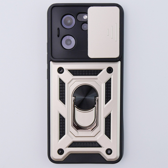Θήκη για Xiaomi 13T / 13T Pro, CamShield Slide, χρυσή