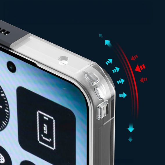Θήκη για Nothing Phone 3 5G, AntiDrop Hybrid, μαύρη