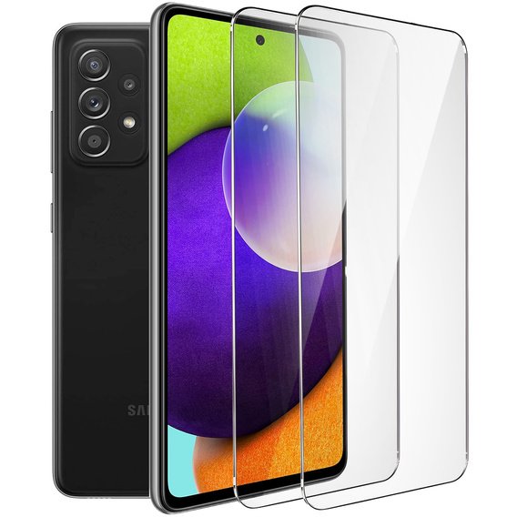 2x Μετριασμένο γυαλί για Samsung Galaxy A52 / A52s, ERBORD 9H Hard Glass στην οθόνη