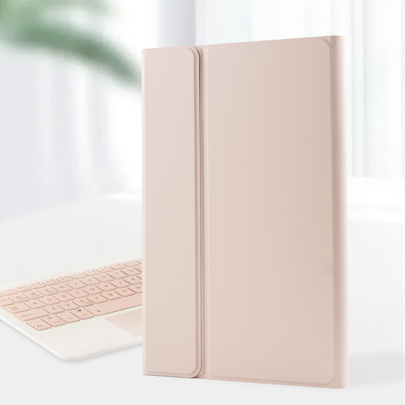 Θήκη πληκτρολογίου Bluetooth με touchpad για Lenovo Tab K11 Plus - ροζ