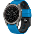 Λουράκι σιλικόνης για Garmin Fenix 7 / Forerunner 965 / 955 / 945 / 935, Μπλε / Μαύρο