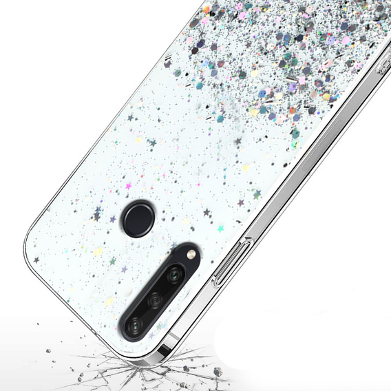 Θήκη για Huawei Y6P, Glittery, διαφανής