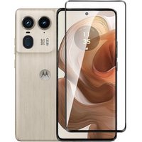 Μετριασμένο γυαλί 3D για Motorola Edge 50 Ultra, μαύρο πλαίσιο