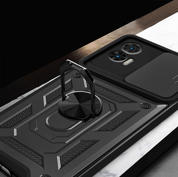 Θήκη για Motorola Edge 30 Neo 5G, CamShield Slide, μαύρο