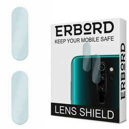 2x ERBORD μετριασμένο γυαλί για την κάμερα για να Xiaomi Redmi Note 8 Pro