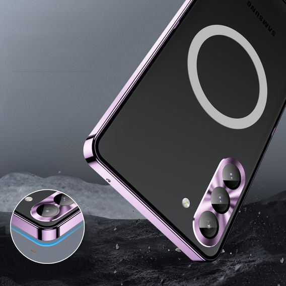 θήκη προστασίας κάμερας για το Samsung Galaxy S23 Plus, CamShield MagSafe, διαφανής / βιολετί