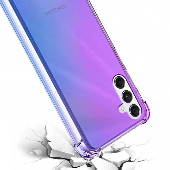 θήκη για το Samsung Galaxy M34 5G, Gradient Dropproof, Μωβ / μπλε