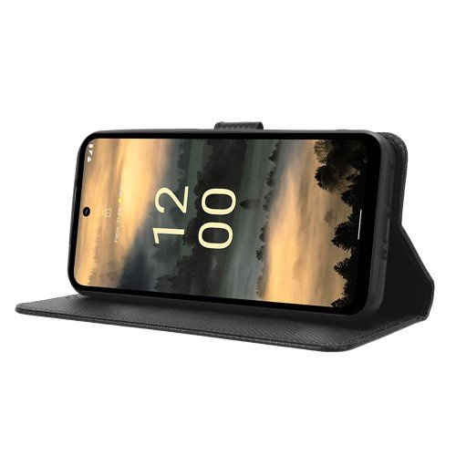 Θήκη με πτερύγιο για Nokia Nokia XR21, Wallet Smart Magnet, μαύρη