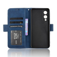 Θήκη με πτερύγιο για Samsung Galaxy S25 Edge, Card Slot, σκούρο μπλε