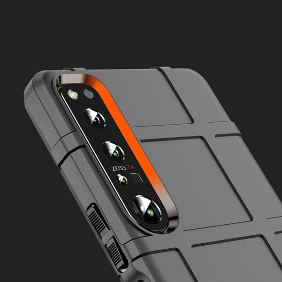 Θήκη για Sony Xperia 1 IV, Rugged Shield, μαύρη