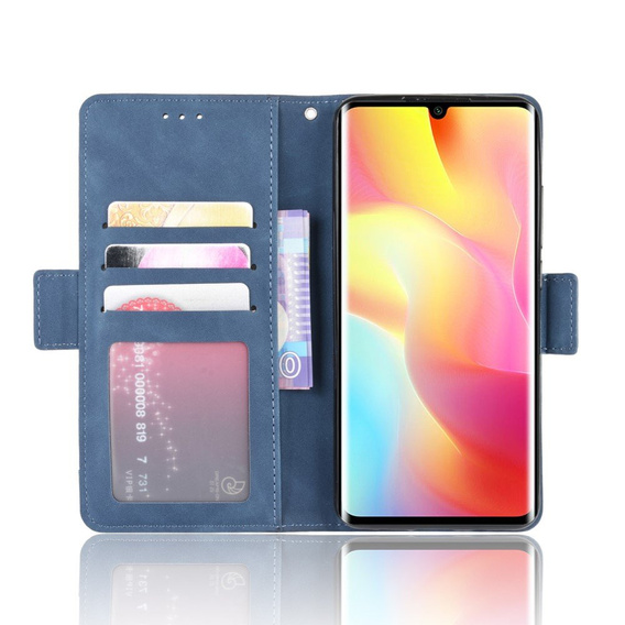 Θήκη με πτερύγιο για Xiaomi Mi Note 10 Lite, Card Slot, μπλε