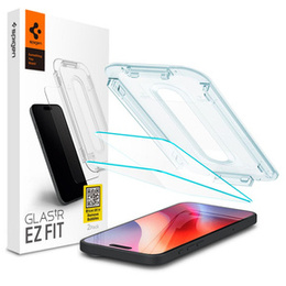 Σκληρυμένο γυαλί Spigen για iPhone 17 / 17 Pro / 16 Pro, Glas.TR EZ Fit (2 τεμ.)