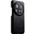 Θήκη MELKCO για Xiaomi 15 Ultra, δερμάτινη, μαύρη