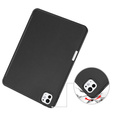 Θήκη για iPad Pro 11" 2024 (5 gen.), Smartcase με χώρο για γραφίδα, μαύρη
