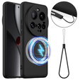 Θήκη για Xiaomi 15 Ultra, Silicone MagSafe, μαύρη