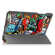 Θήκη για Samsung Galaxy Tab A9, Smartcase, graffiti