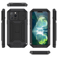 Θήκη για iPhone 13 Pro, R-JUST CamShield Slide, θωρακισμένη, μαύρη